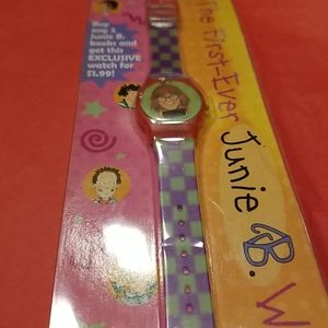 JUNIE B watch still in pack near collectible